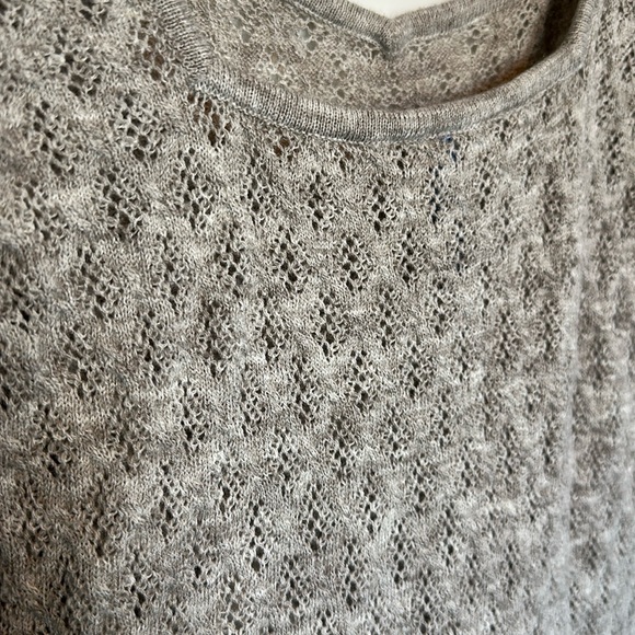 Free People knit lined grey sweater knit boho dress - Picture 3 of 6